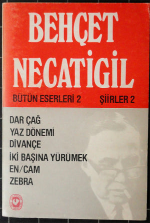 Bütün Eserleri 2 Şiirler 2<br>Dar Çağ Yaz Dönemi Divançe İki Başına Yürümek En/Cam Zebra