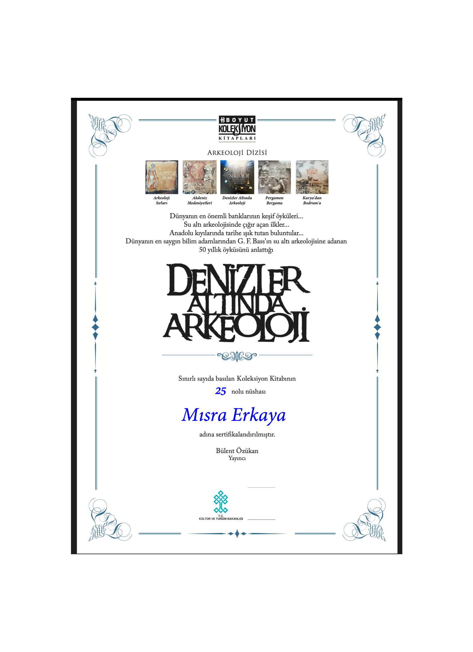 Denizler Altında Arkeoloji